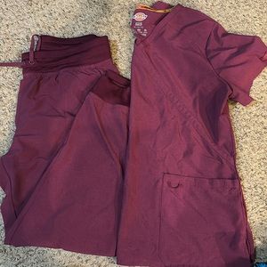 Dickies xl scrub top size large joggers
